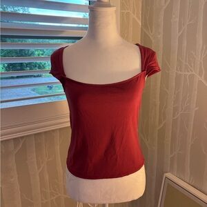 Wild Fable Red Comfy Top